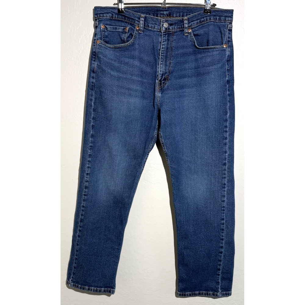 Levi 505 Size‎ 36x30 Mens Regular Fit Straight Leg Blue Jeans